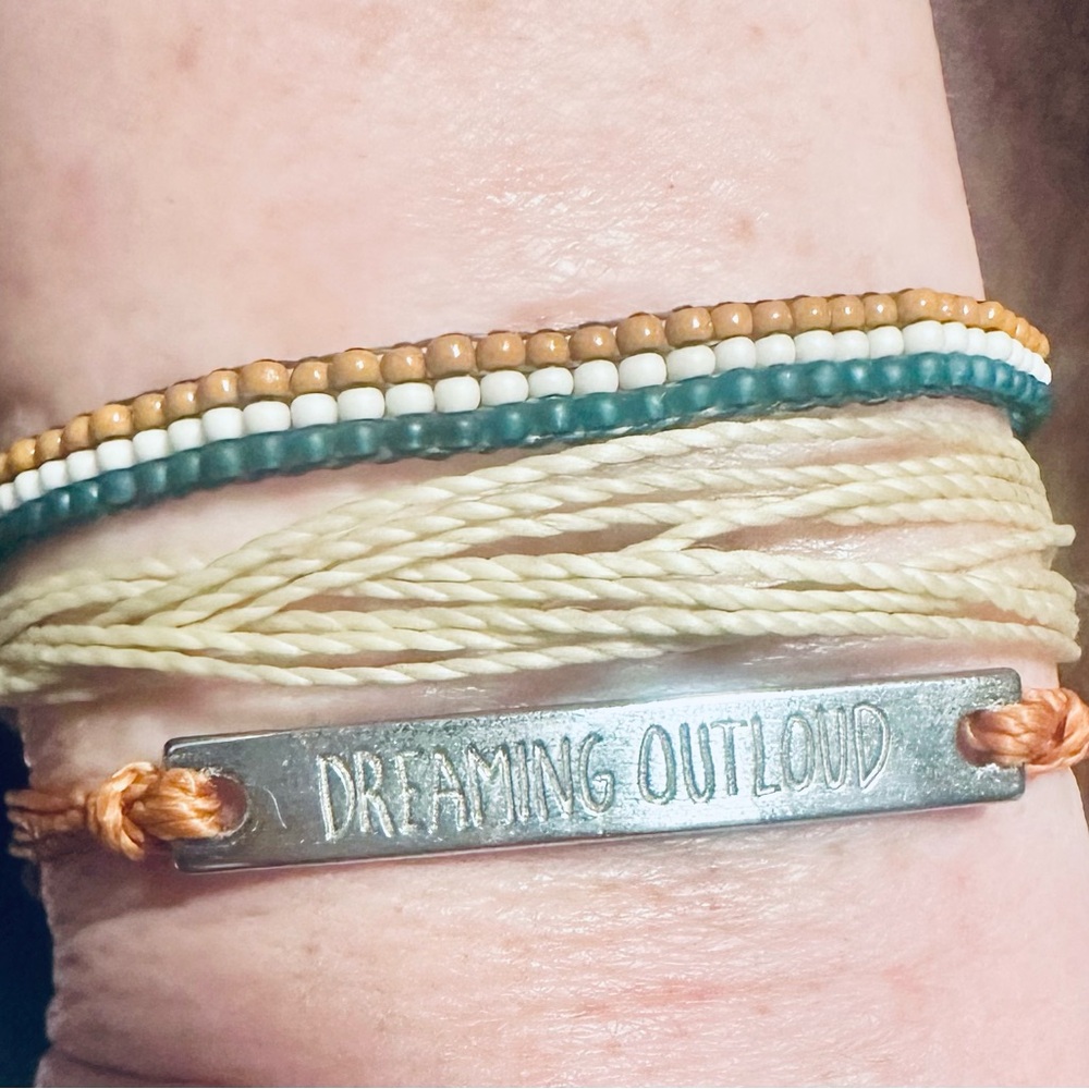 Pura Vida Dreaming Out Loud Set of 3 bracelets